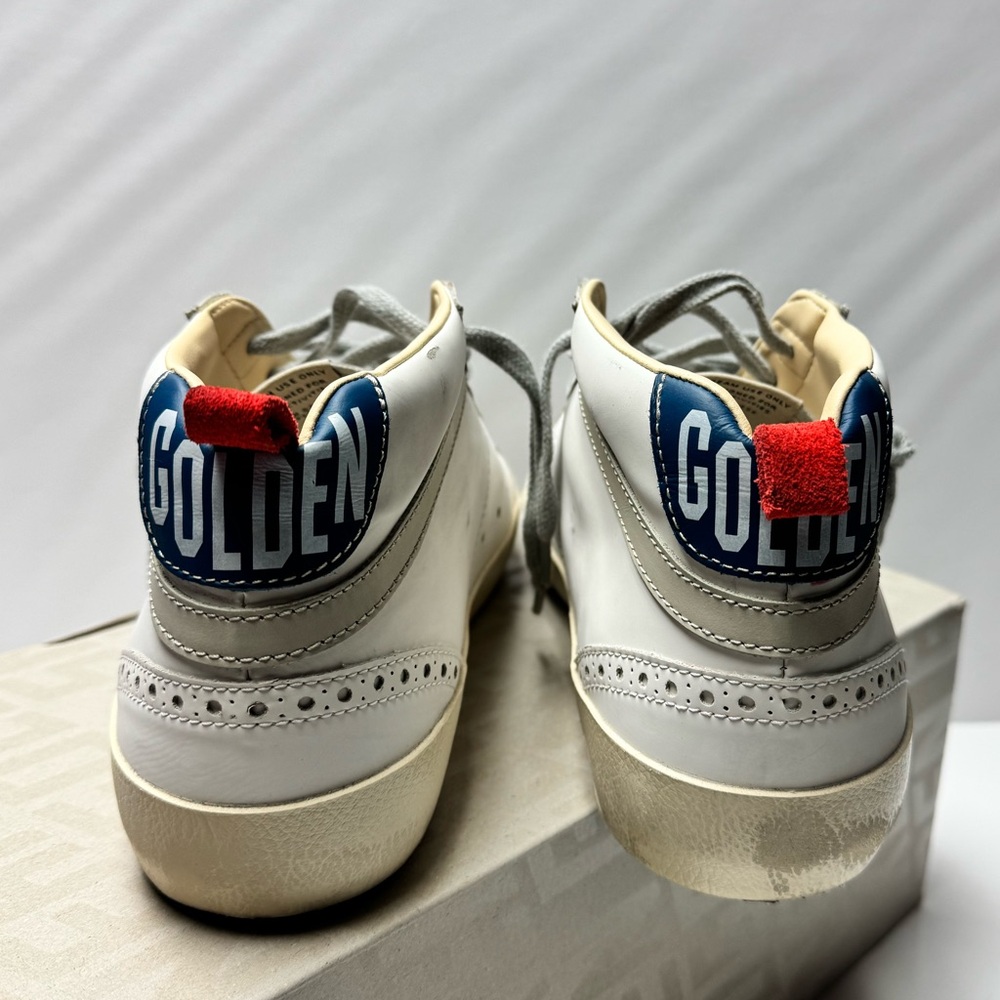 Golden Goose White and Blue Mid-Star - Picture 5 of 6